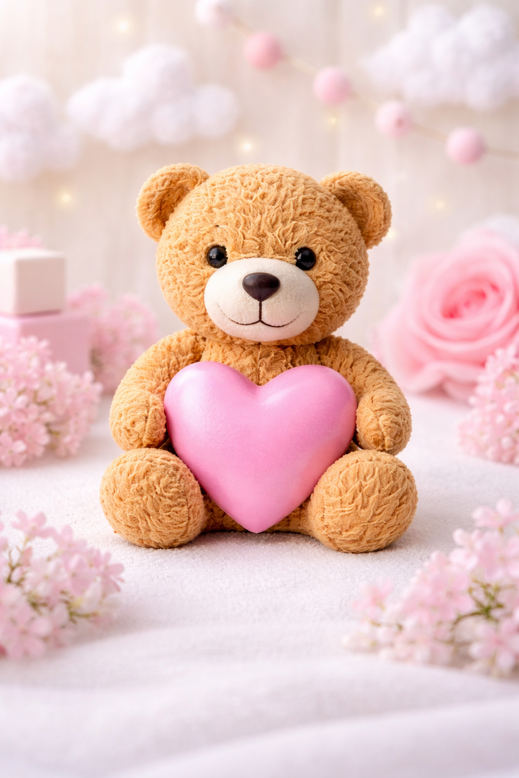 Ours Cœur Douceur en Résine