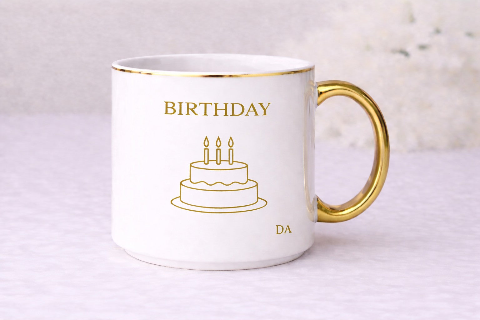 Mug Birthday Doré