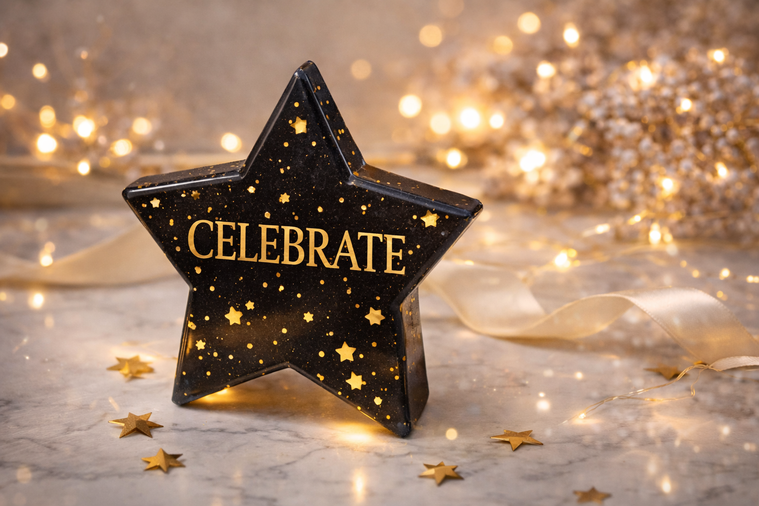 Étoile Célébration en Résine