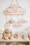 Plaque Nuage de Naissance Personnalisée